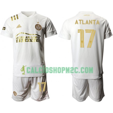 Atlanta United Atlanta 17 Bambino Maglia Trasferta 2020/2021 Manica Corta (+ Pantaloncini)